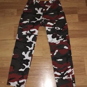 Red Camo Pants